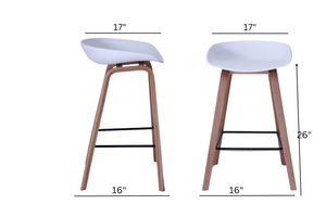 Moden Counter stool Nordic Set x 2