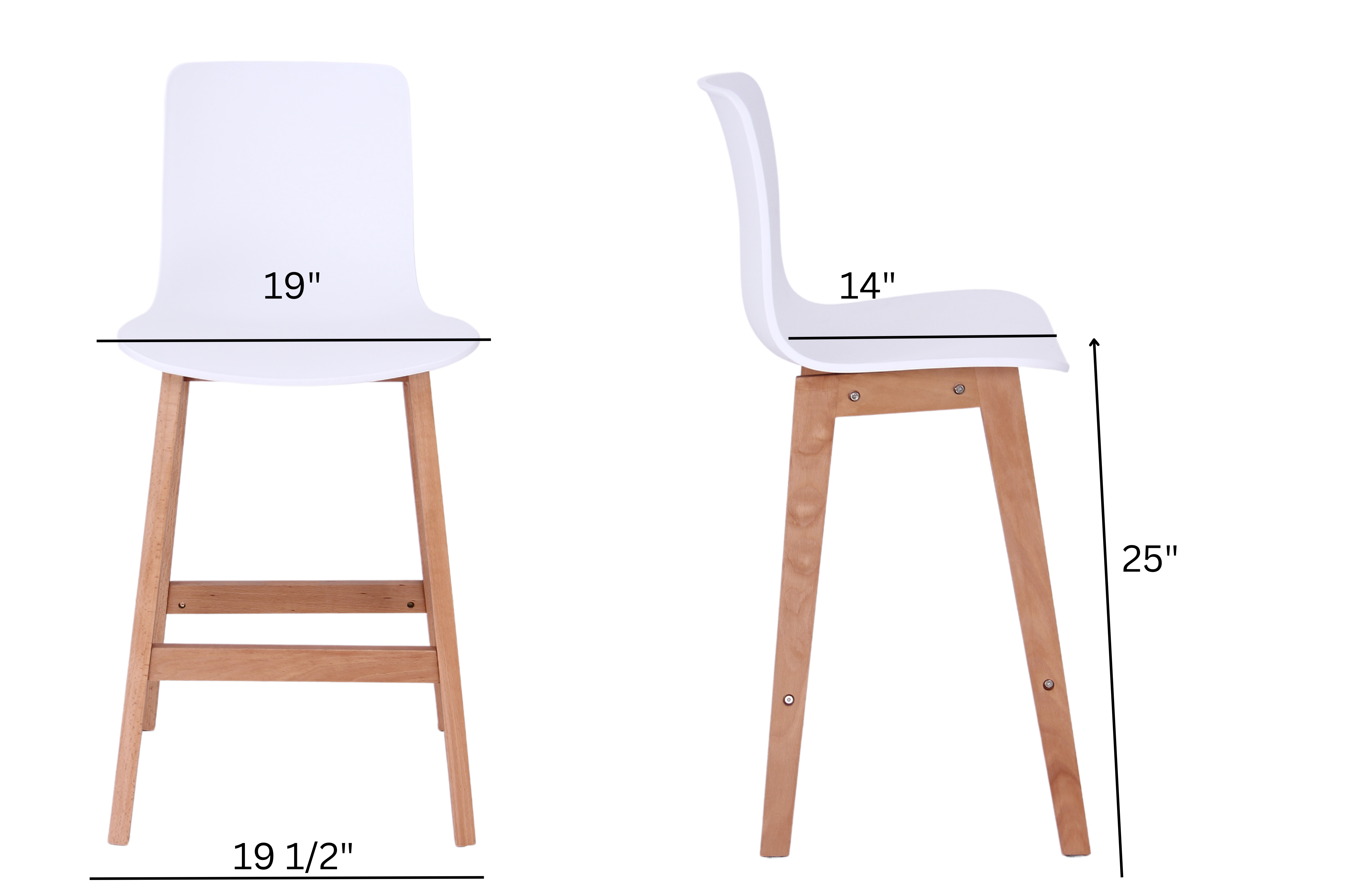 Bar Stool Ergo set of 4