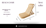 Load image into Gallery viewer, Rattan beach chair
