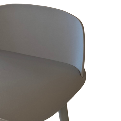 Close-Up of Curved Backrest on Modern Sigrid Counter Stool