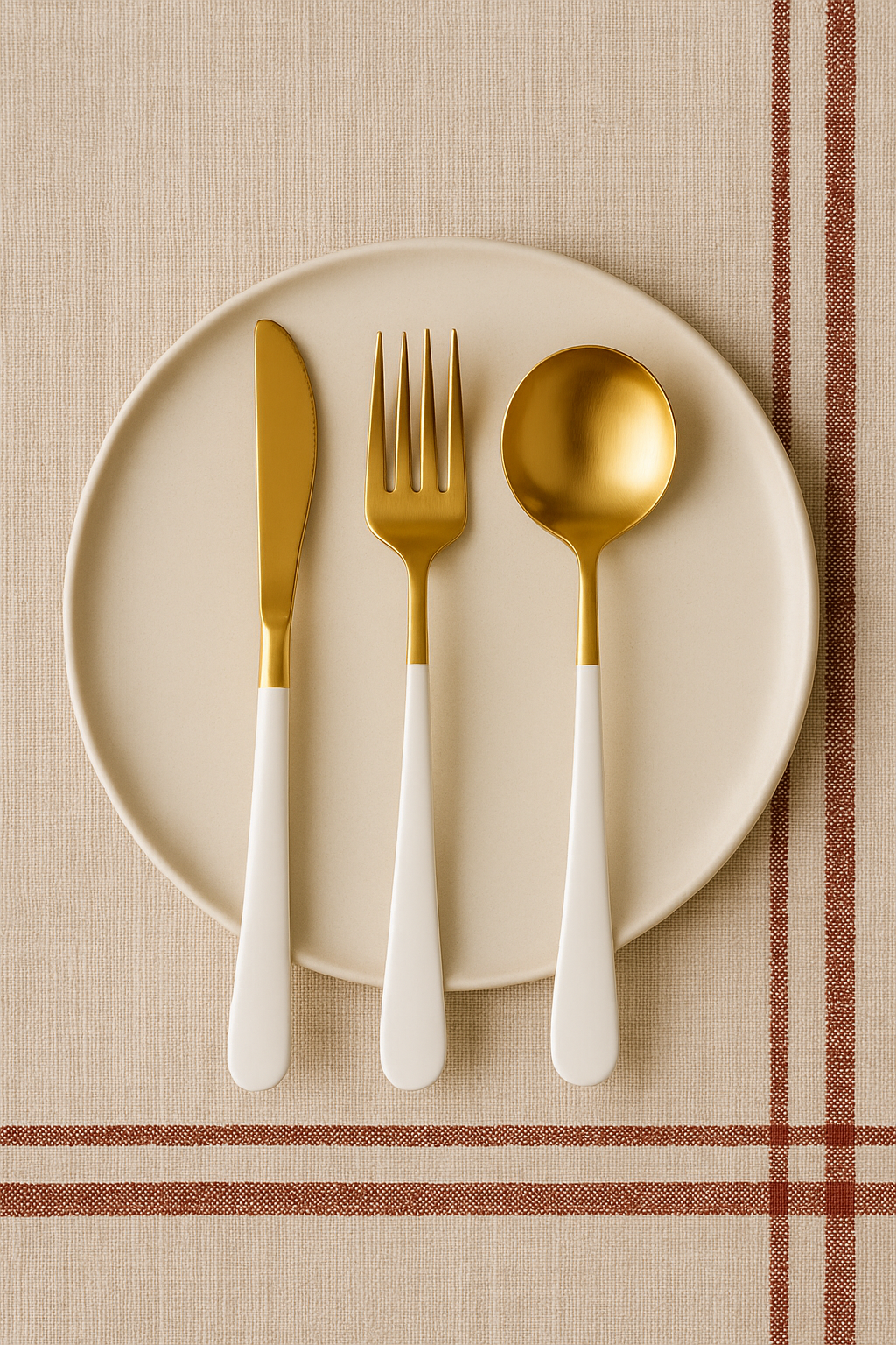 Glam Tree-Piece Dessert Flatware Set