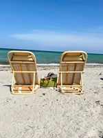 Load image into Gallery viewer, Rattan beach chair
