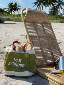 Rattan beach chair