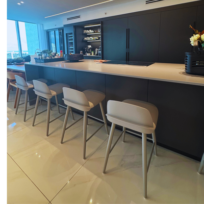 Sigrid Counter Stool Set of 2 at a Modern Kitchen Counter