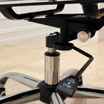 Load image into Gallery viewer, Adjustable Tilt Mechanism Under Black Upholstered Office Chair
