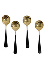 Load image into Gallery viewer, Glam Four-Piece Dessert Spoon Set
