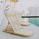 Load image into Gallery viewer, Rattan beach chair
