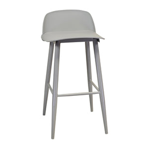 Nerdi Counter Stool Grey Scandinavian design Set x 2