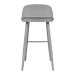 Cargar imagen en el visor de la galería, Nerdi Counter Stool Grey Scandinavian design Set x 2
