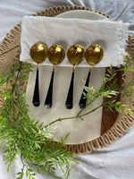 Load image into Gallery viewer, Glam Four-Piece Dessert Spoon Set
