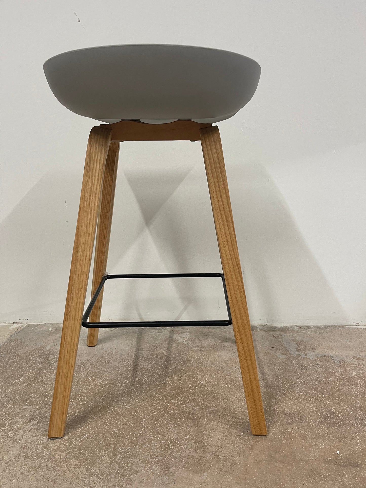 Nordic counter stools set of 2 with size and dimension details