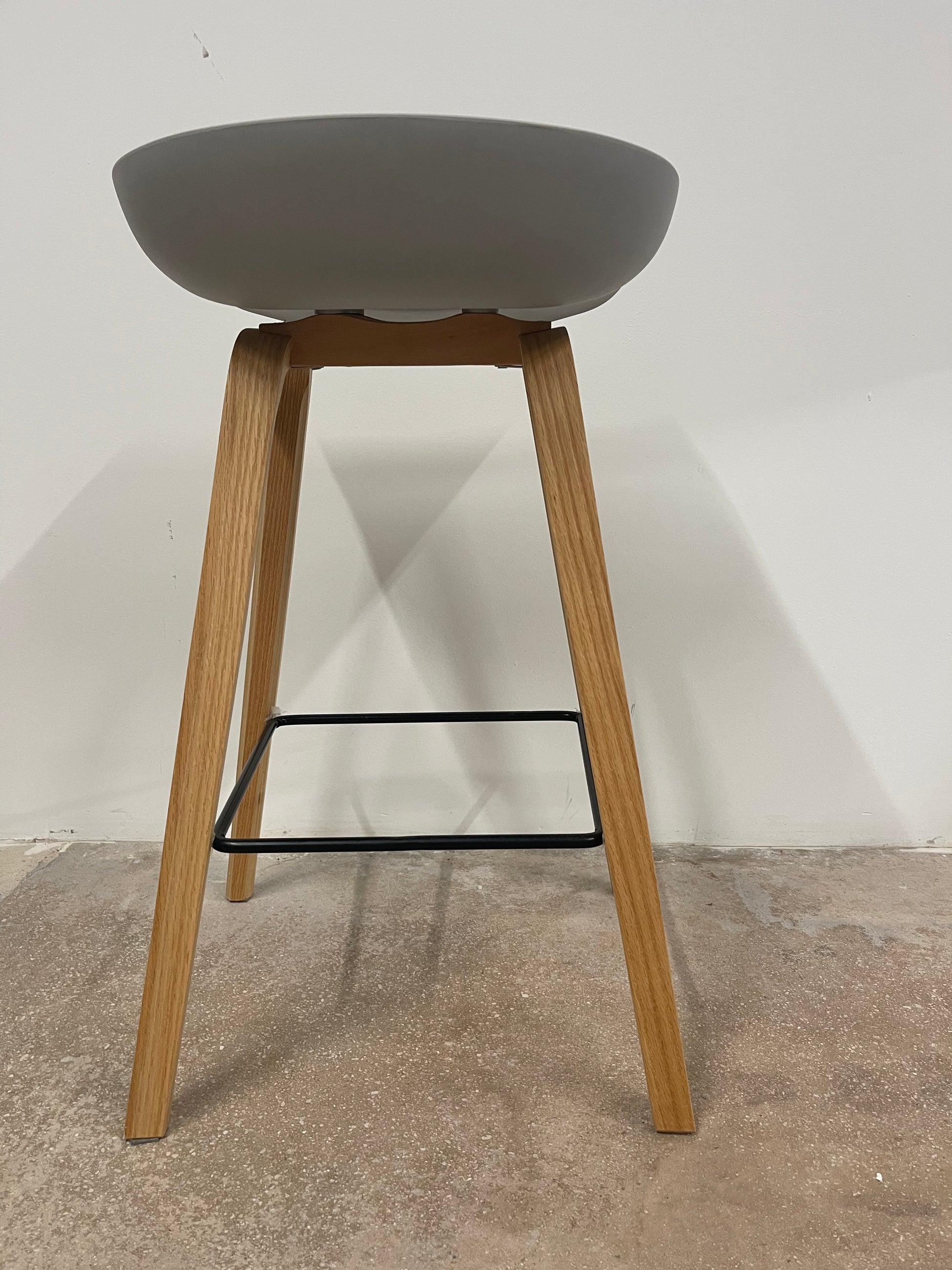 Nordic counter stools set of 2 with size and dimension details