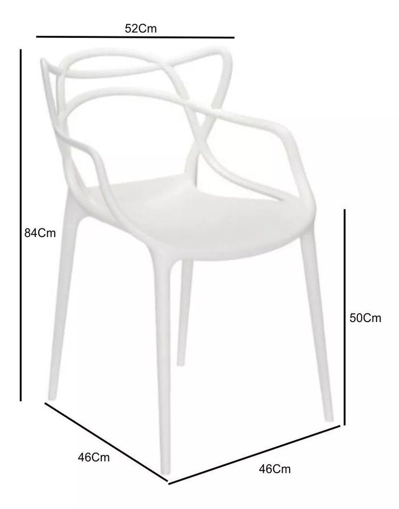 Outdoor dining chair Master set of 4